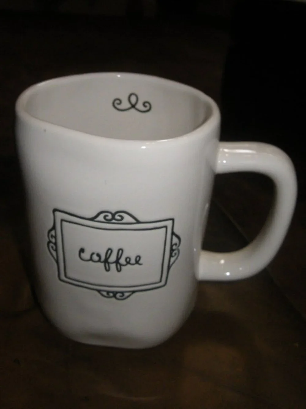 Rae Dunn Large Ceramic Cute Classic Coffee Mug “coffee”